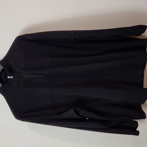 Croft & Barrow Black Fleece Textured Pullover